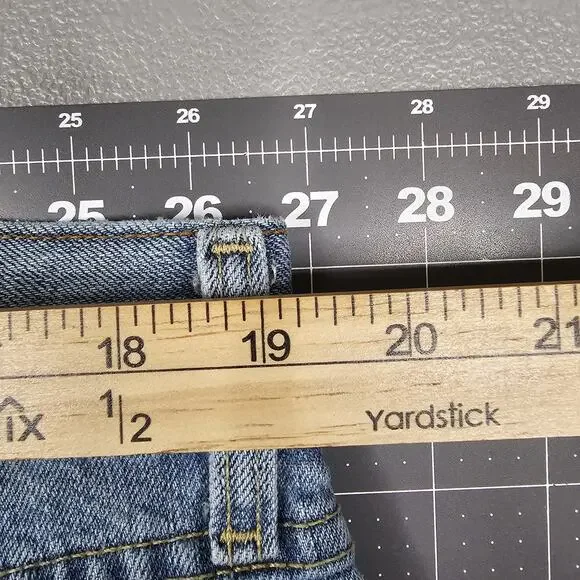 Wrangler Retro Jeans 38x31 Relaxed Boot Cut Cowboy Western Grunge Light Wash - Picture 12 of 14